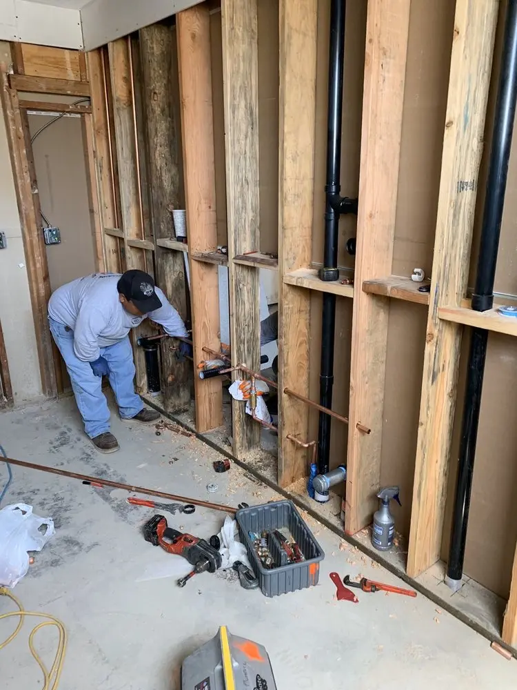 Commercial rough-in plumbing for Commercial Plumbing in Wego-Waco